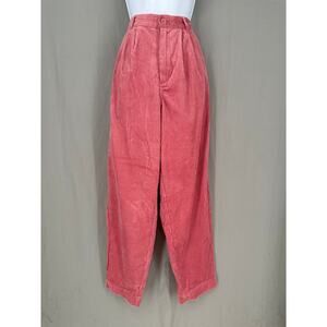 Target Rowing Blazers Pants Womens 8 Pink Corduroy Trousers High Rise Straight